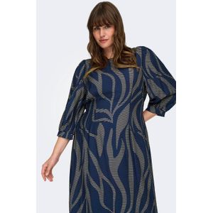 ONLY CARMAKOMA A-lijn jurk donkerblauw