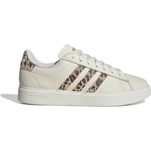 adidas Sportswear Grand Court sneakers met dierenprint wit/beige/zwart