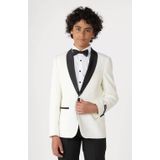 OppoSuits colbert Pearly White wit/zwart