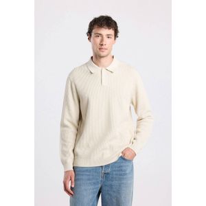 America Today - Gebreide Trui - Grijs - Heren - Regular Fit