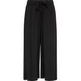 Q/S by s.Oliver cropped wide leg culotte zwart