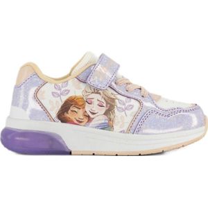 Frozen sneakers met lichtjes lila