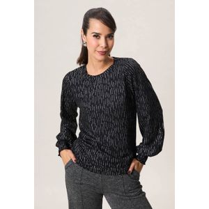 Miss Etam top zwart/silver