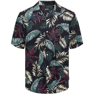 ONLY & SONS regular fit overhemd ONSWAYNE met all over print black