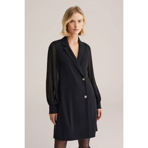 WE Fashion - Blazerjurk - Regular Fit - V-hals - Gouden Knopen