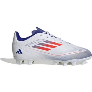 adidas Performance F50 Club Junior voetbalschoenen wit/rood/kobaltblauw