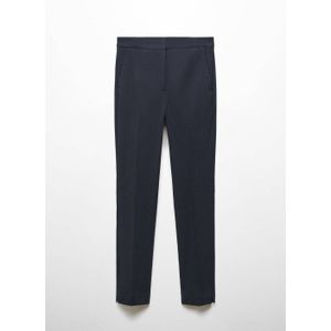 Mango cropped skinny broek marine