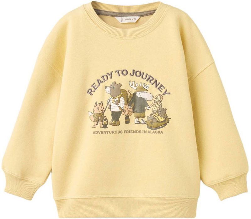 Mango Kids - Sweater - Geel