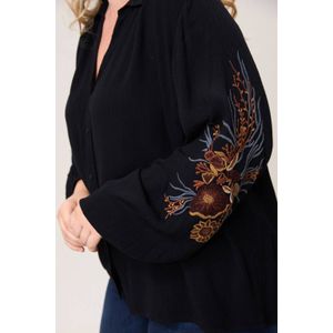 Miss Etam Plus blouse zwart