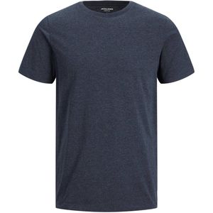 JACK & JONES ESSENTIALS gemêleerd T-shirt JJEORGANIC donkerblauw
