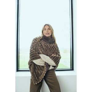 Freequent - Cape Jas - Bruin - Dames - Leren Jassen