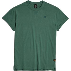 G-Star RAW slim fit T-shirt Nifous met logo donkergroen