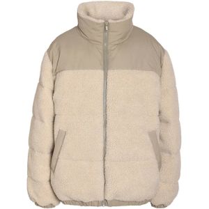 NOISY MAY gewatteerde winterjas beige