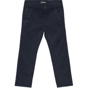 s.Oliver regular fit broek donkerblauw