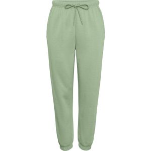 PIECES high waist regular fit sweatpants PCCHILLI lichtgroen