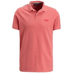 Superdry regular fit polo Classic Pique met logo 9vs