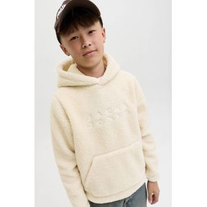 JACK & JONES JUNIOR teddy hoodie beige