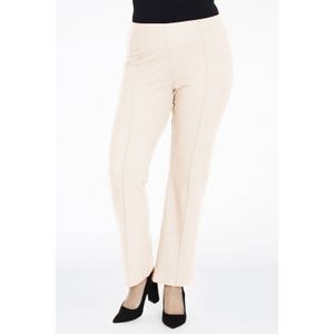 Yoek straight fit pantalon ecru