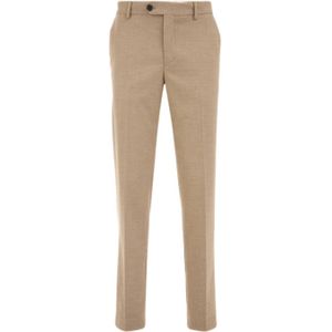 WE Fashion slim fit pantalon beige wood