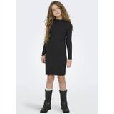 ONLY GIRLS - Midi-jurk - Jersey - Lange Mouwen - Hoge Hals - Regular Fit