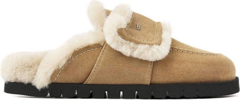 Nubikk - Teddy Fur Instappers - Beige