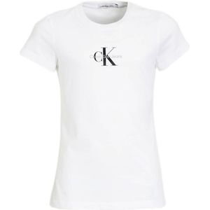 Calvin Klein T-shirt met biologisch katoen wit