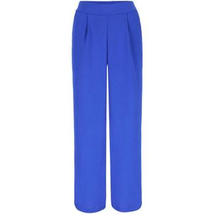 LOLALIZA high waist wide leg pantalon blauw