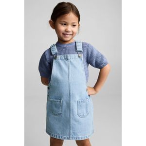 Mango Kids spijkerjurk light blue denim