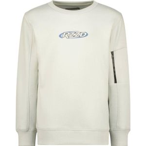 Raizzed sweater Nagi met logo grijsblauw