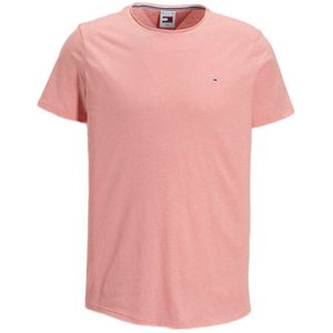 Tommy Jeans slim fit T-shirt JASPE met logo tic tickled pink