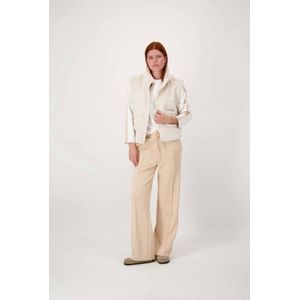 Zusss - Faux Fur Gilet - Beige