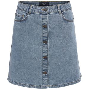 NOISY MAY Curve spijkerrok light blue denim