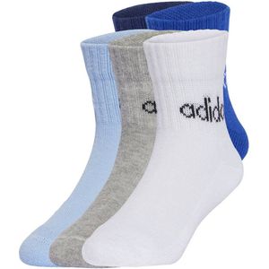 adidas Performance sokken - set van 5 blauw