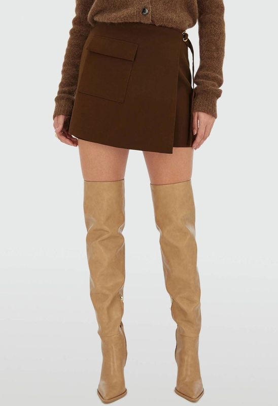 Josh V - Marlon Skort - Donkerbruin