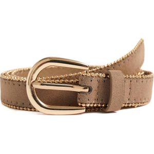 WE Fashion riem met studs bruin