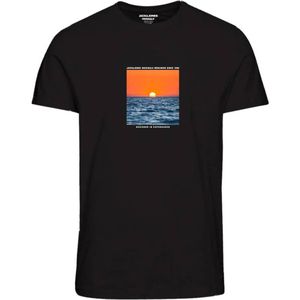 JACK & JONES JUNIOR T-shirt JORMARBELLA met printopdruk zwart