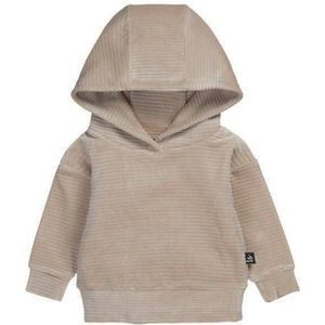 Babystyling baby corduroy hoodie bruin
