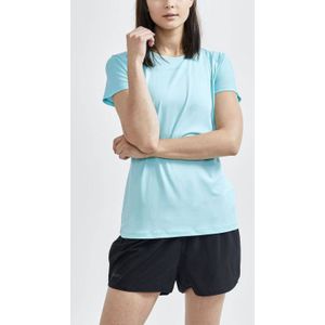 Craft sportshirt ADV Essence Short Sleeve Slim Tee W lichtblauw