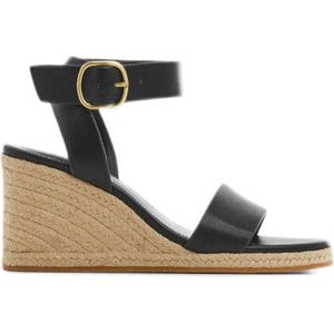 Mango espadrilles zwart