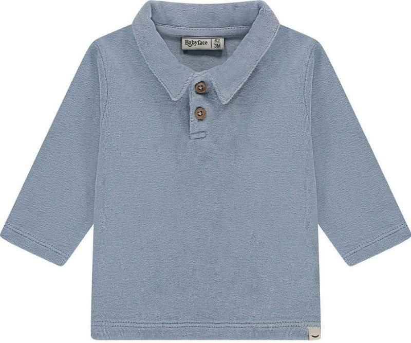 Babyface - Longsleeve - 100% Katoen - Polokraag - Knoopsluiting
