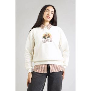 LEVI'S - COLLINS - Sweatshirt - Cappuccino - Rood - Zwart - Wit