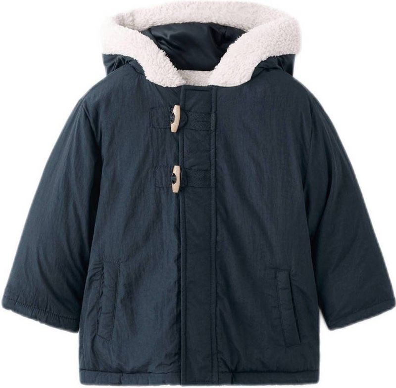 Mango Kids - Jas - Zacht - Teddy Details - Capuchon