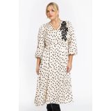 Jurk DOTTY - Zwart - A-lijn Jurk