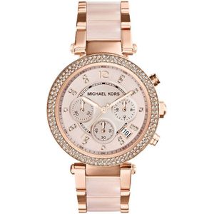 Michael Kors horloge MK5896 Parker roségoudkleurig