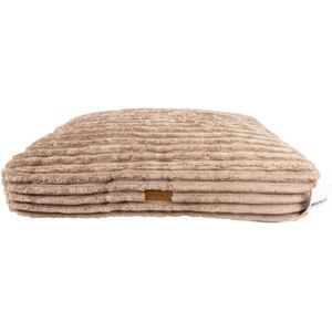 Buckz Corduroy Hondenmand Leo - Beige - L