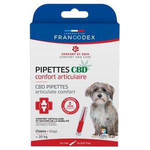 Francodex CBD Spot-On Pipetten - Hond < 20 kg