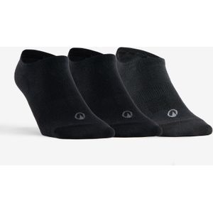 Lage sportsokken rs 160 wit/zwart/grijs set van 3 paar