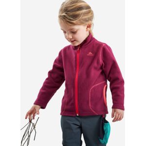 Fleece jas voor wandelen mh150 paars kinderen 2-6 jaar