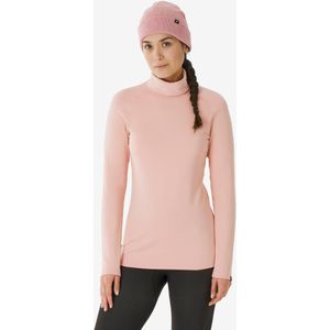 Thermoshirt bl 500 met hoge kraag voor dames roze
