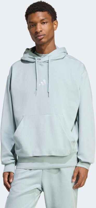 Hoodie katoen lichtgroen